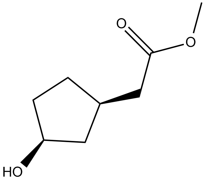 (1R,3S)-3-Hydroxycyclopentane acetic acid methyl ester图片