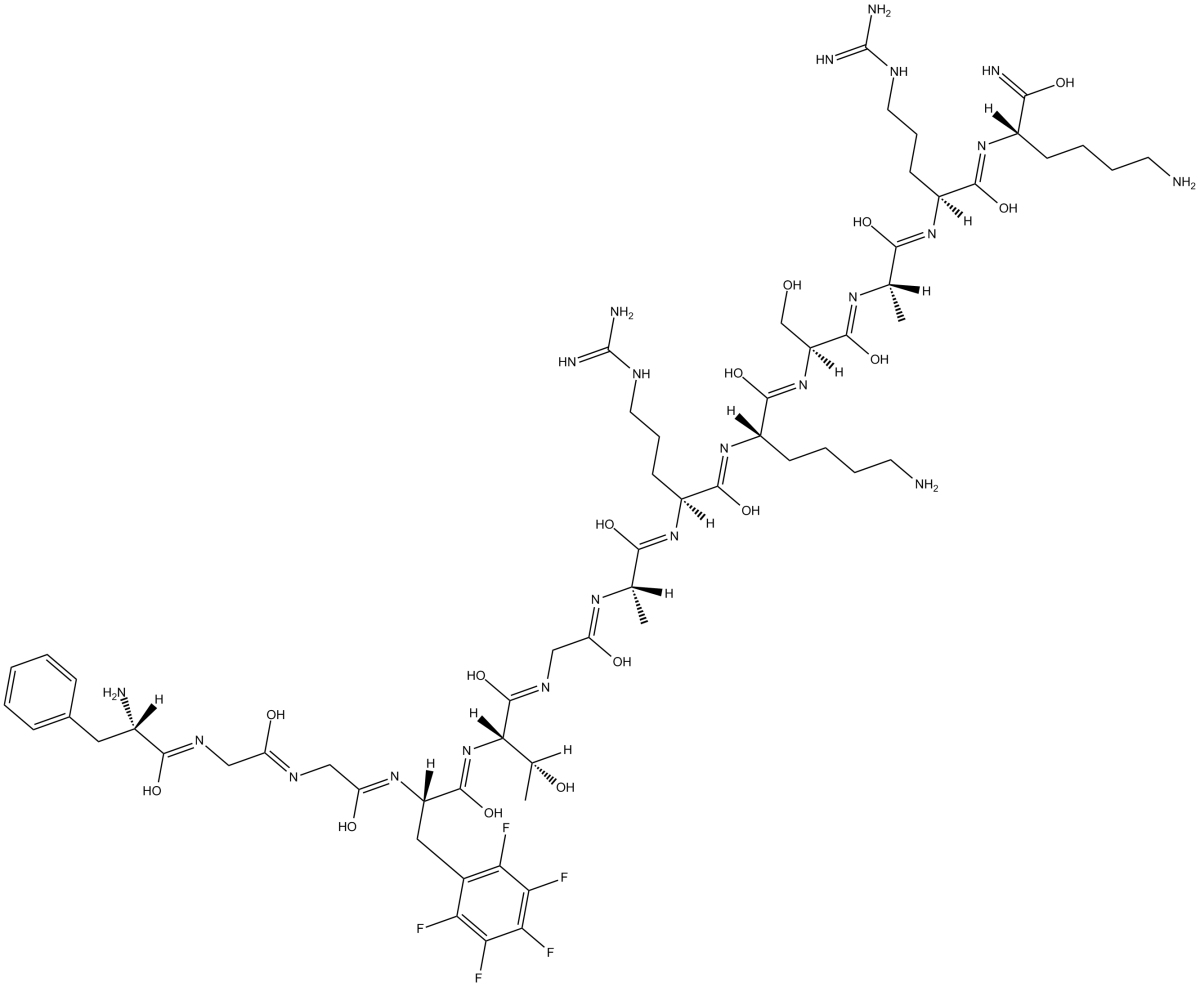 [(pF)Phe4]Nociceptin(1-13)NH2图片
