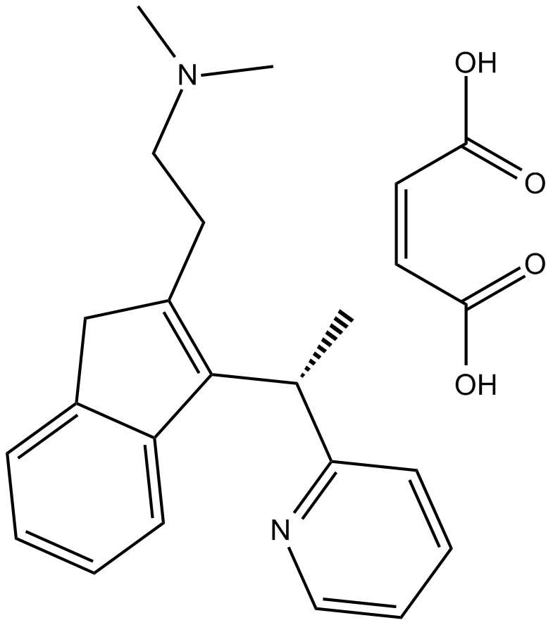(S)-(+)-Dimethindene maleate图片