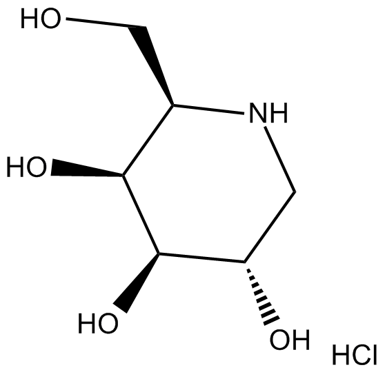 1-Deoxygalactonojirimycin(hydrochloride)图片