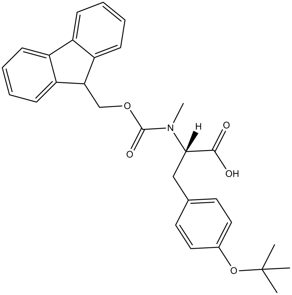 Fmoc-N-Me-Tyr(tBu)-OH图片