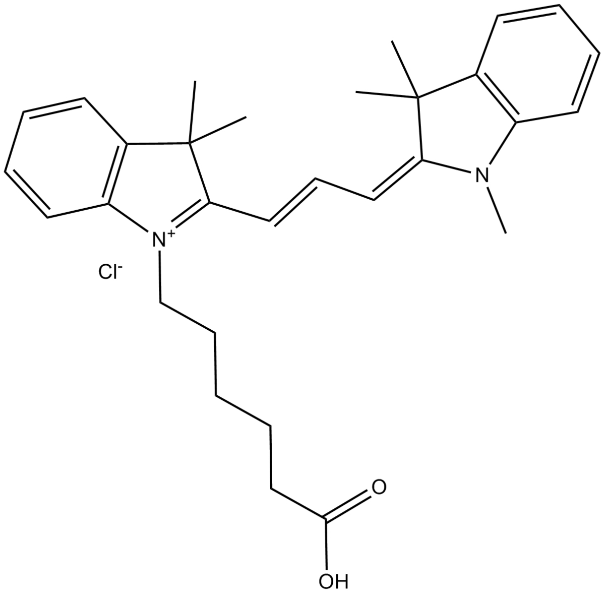 Cy3 carboxylic acid(non-sulfonated)图片