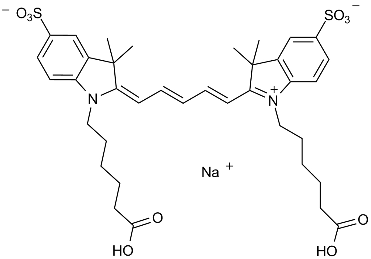 Cy5 Bis carboxylic acid图片