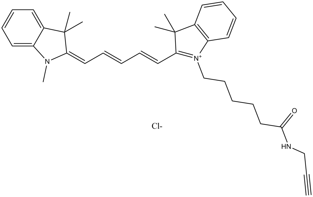 Cy5 alkyne(non-sulfonated)图片