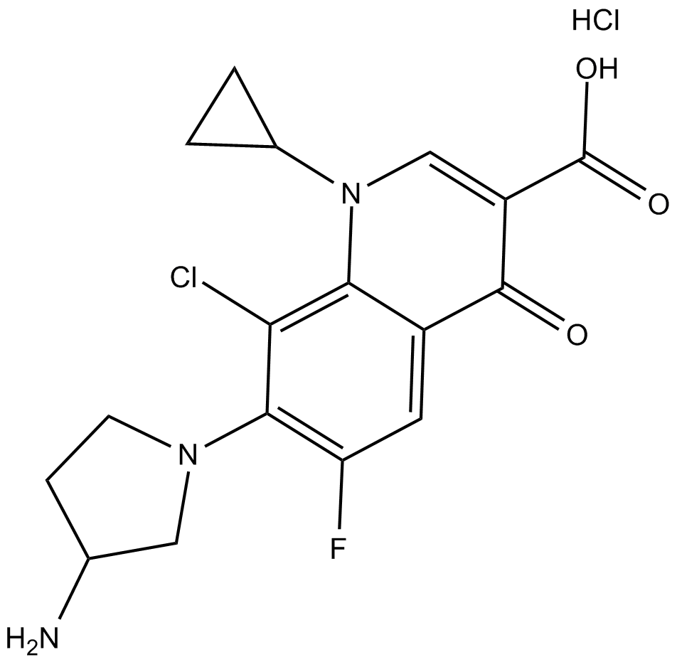 Clinafloxacin(hydrochloride)图片