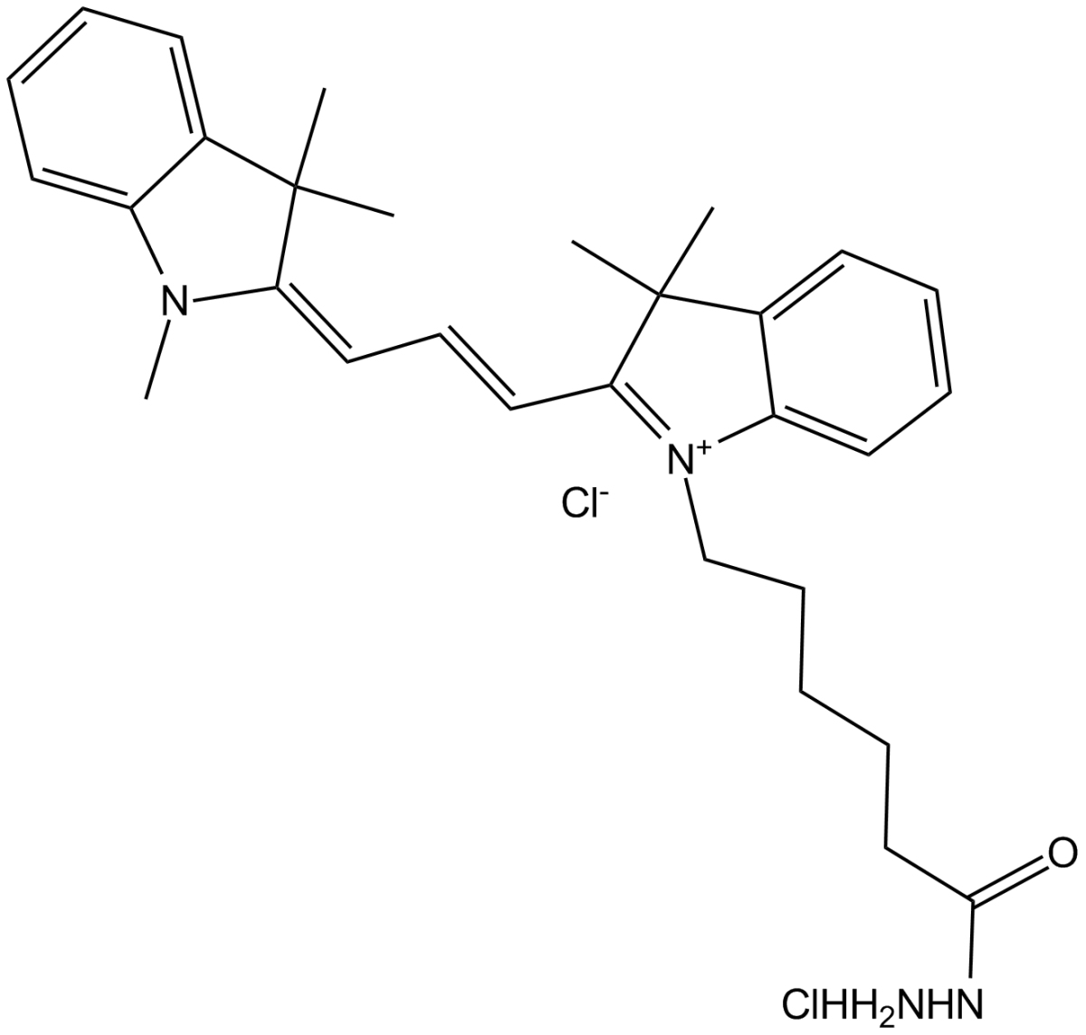 Cy3 hydrazide(non-sulfonated)图片