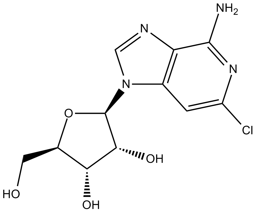 2-chloro-3-Deazaadenosine图片