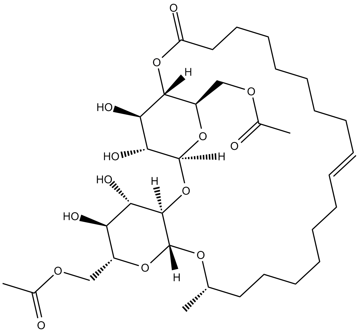 1',4"-Sophorolactone 6',6"-diacetate图片