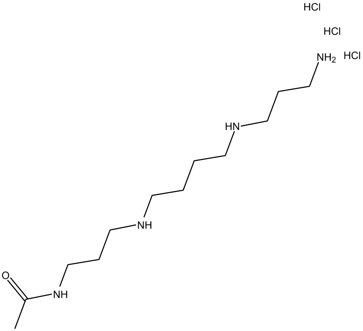 N1-Acetylspermine(hydrochloride)图片