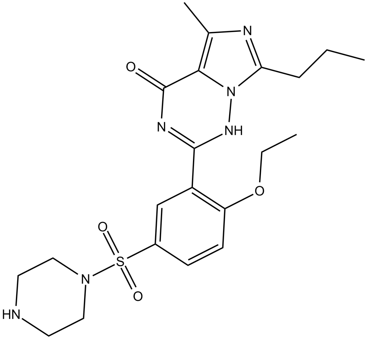 N-Desethyl Vardenafil图片