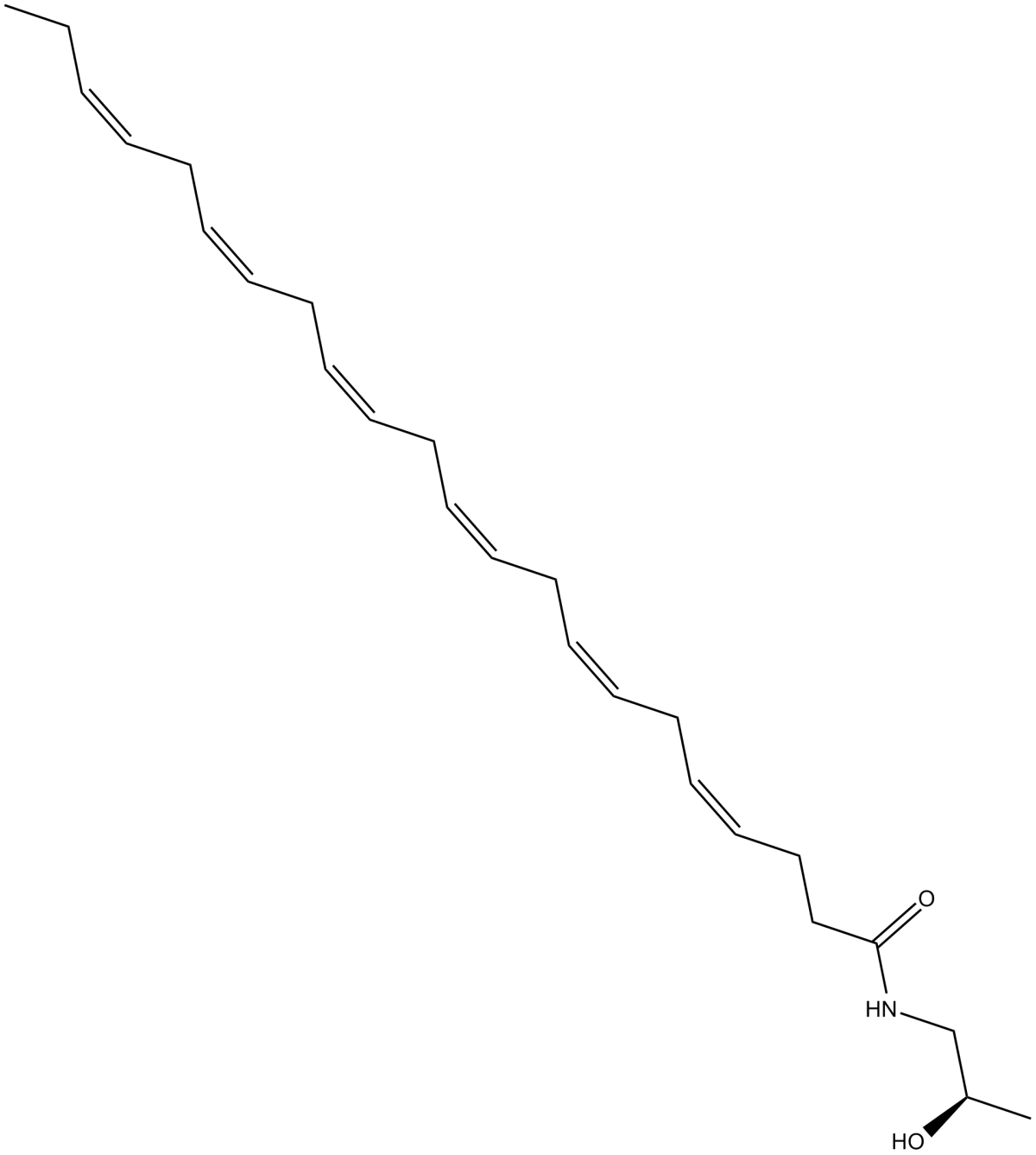 (R)-(–)-Docosahexaenyl-2'-Hydroxy-1'-Propylamide图片