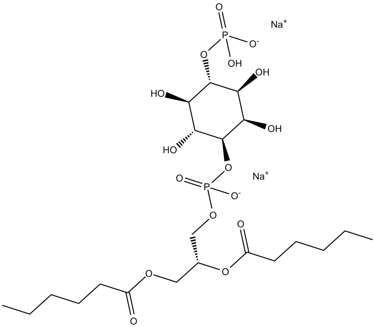 PtdIns-(4)-P1(1,2-dihexanoyl)(sodium salt)图片