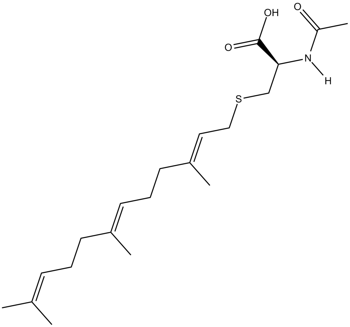 N-acetyl-S-farnesyl-L-Cysteine图片