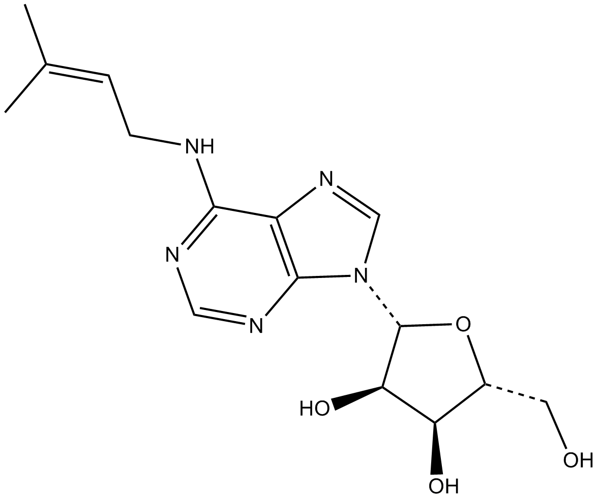 N6-(Δ2-Isopentenyl)adenosine图片