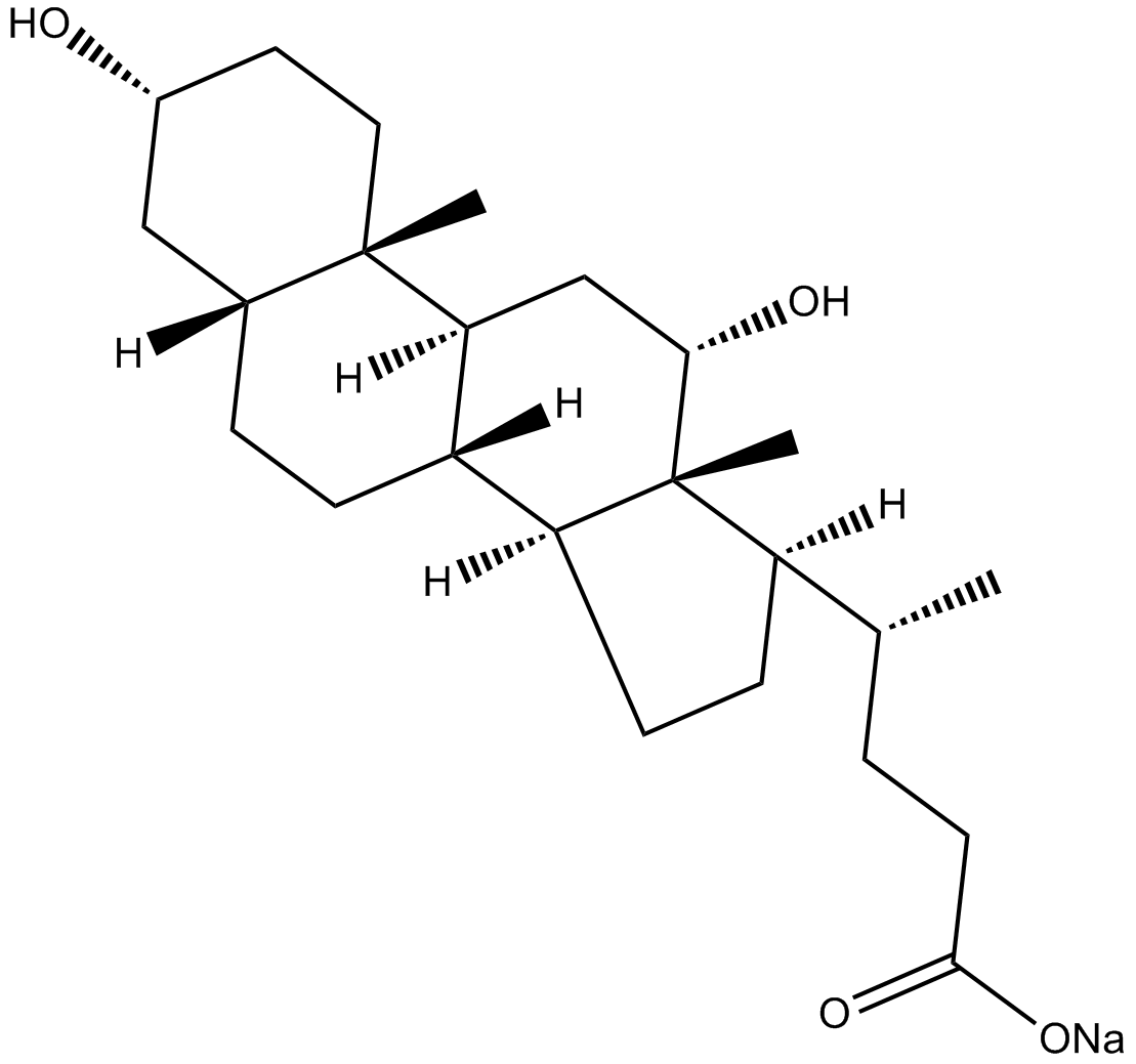 Deoxycholic acid sodium salt图片