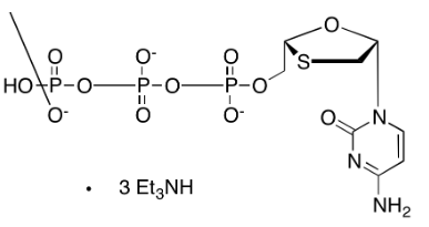 Lamivudine Triphosphate Triethylamine Salt图片