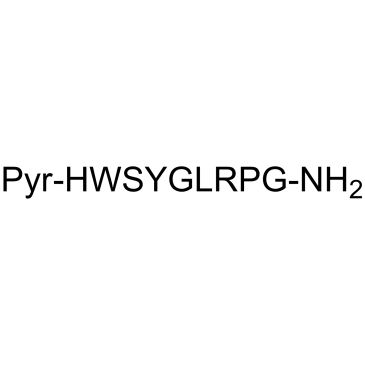 GnRH-I(Pyr-His-Trp-Ser-Tyr-Gly-Leu-Arg-Pro-Gly-NH2Pyr-HWSYGLRPG-NH2)图片