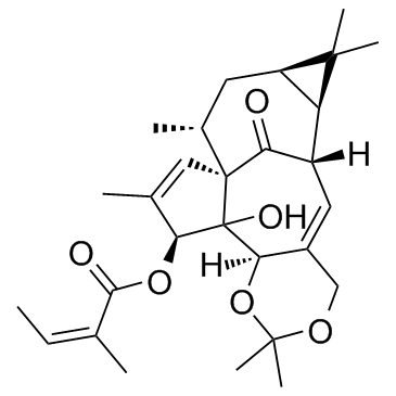 Ingenol-5,20-acetonide-3-O-angelate(Ingenol 5,20-acetonide 3-angelate)ͼƬ
