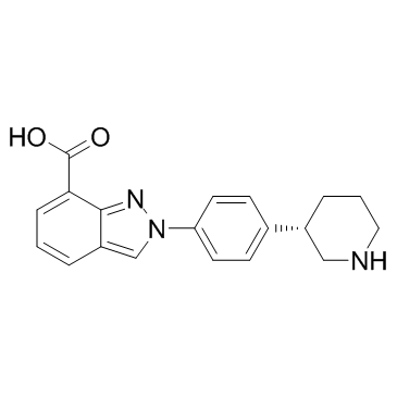 Niraparib metabolite M1(Niraparib carboxylic acid metabolite M1)图片