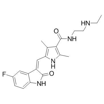 N-Desethyl Sunitinib(SU-11662)图片