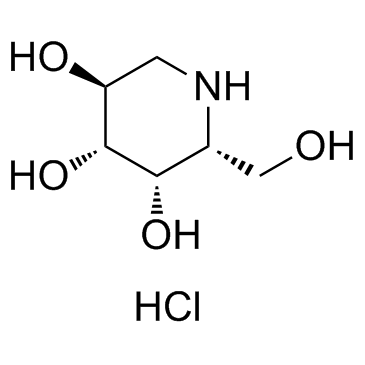 Migalastat hydrochloride(1-Deoxygalactonojirimycin hydrochloride)图片