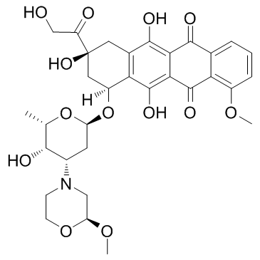 Nemorubicin(MethoxymorpholinyldoxorubicinPNU 152243PNU-152243A)图片