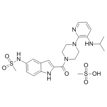 Delavirdine mesylate(U 90152 mesylate BHAP-U 90152 mesylate)ͼƬ