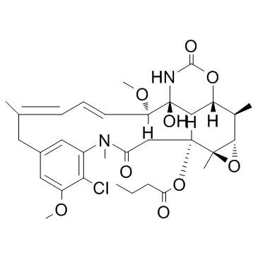 Ansamitocin P 3'(Antibiotic C 15003P3' Maytansinol butyrate)图片