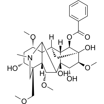 Benzoylmesaconine(Mesaconine 14-benzoate)图片