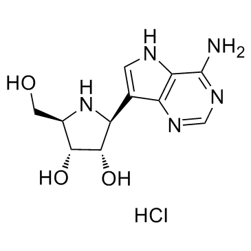 Galidesivir hydrochloride(BCX 4430 Hydrochloride Immucillin-A Hydrochloride)图片