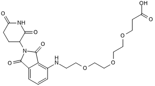 Pomalidomide 4'-PEG3-acid图片