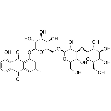 Chrysophanol triglucoside图片
