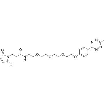 Methyltetrazine-PEG4-maleimide图片