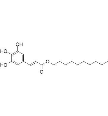 3,4,5-Trihydroxycinnamic acid decyl ester图片