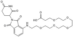 Pomalidomide 4'-PEG5-acid图片