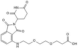 Pomalidomide 4'-PEG2-acid图片