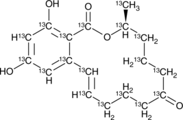 Zearalenone-13C18图片