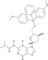 N2-Isobutyryl-5′-O-(4,4′-dimethoxytrityl)-2′-deoxyguanosine图片