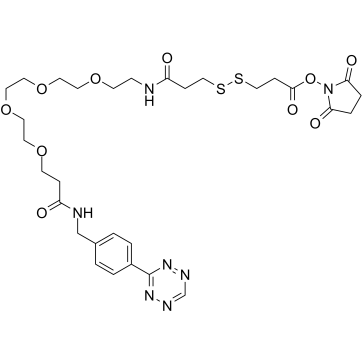 Tetrazine-PEG4-SS-NHS图片