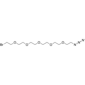 Bromo-PEG5-azide图片