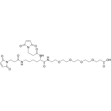 Bis-Mal-Lysine-PEG4-acid图片