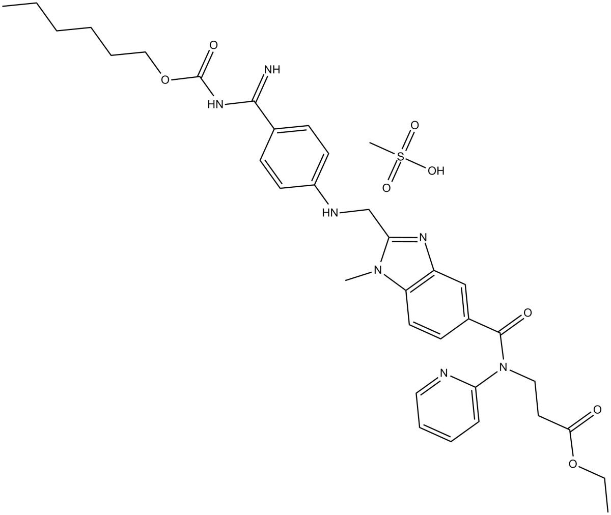 Dabigatran etexilate mesylate图片