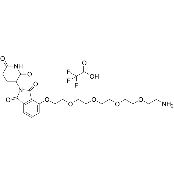 Thalidomide-O-PEG4-amine TFA图片