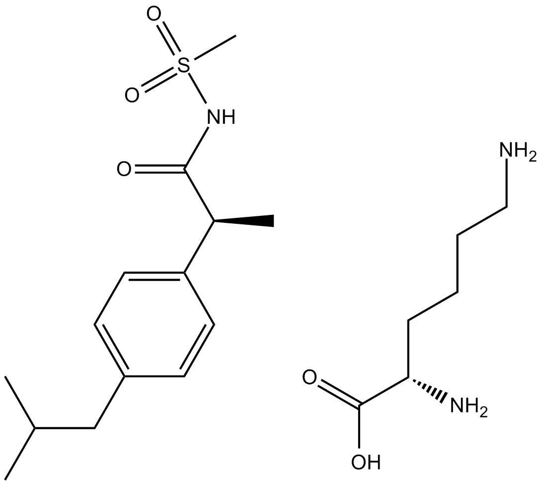 Reparixin L-lysine salt图片