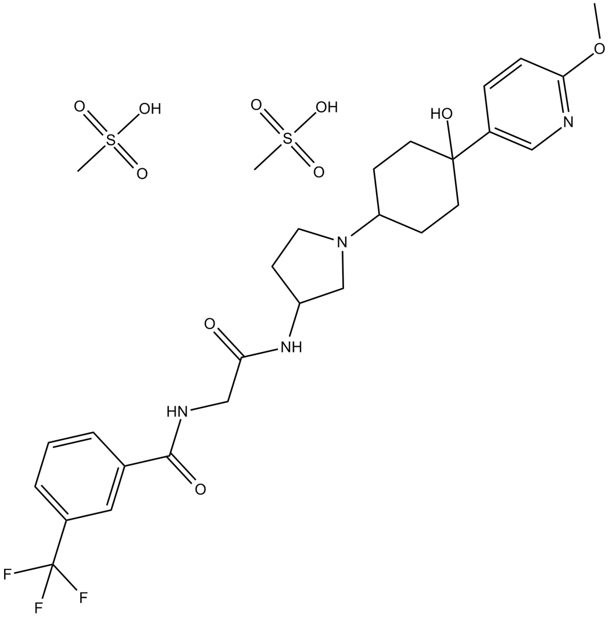 INCB 3284 dimesylate图片