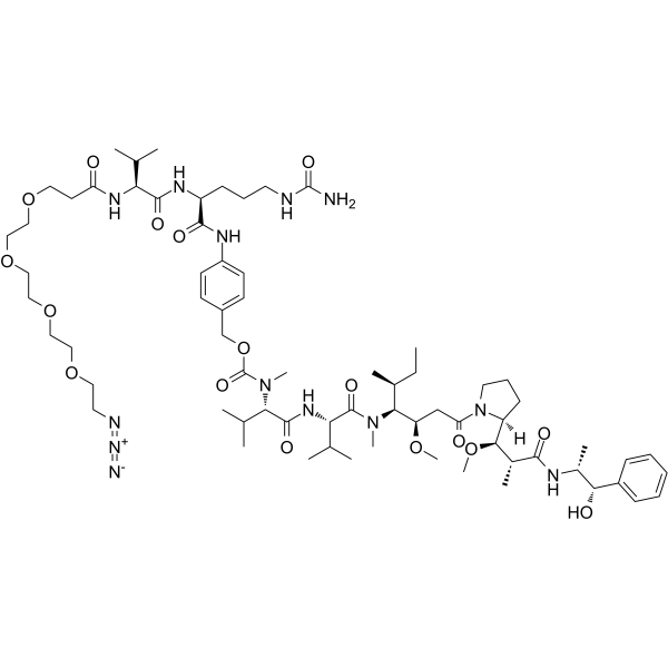 Azido-PEG4-Val-Cit-PAB-MMAE图片