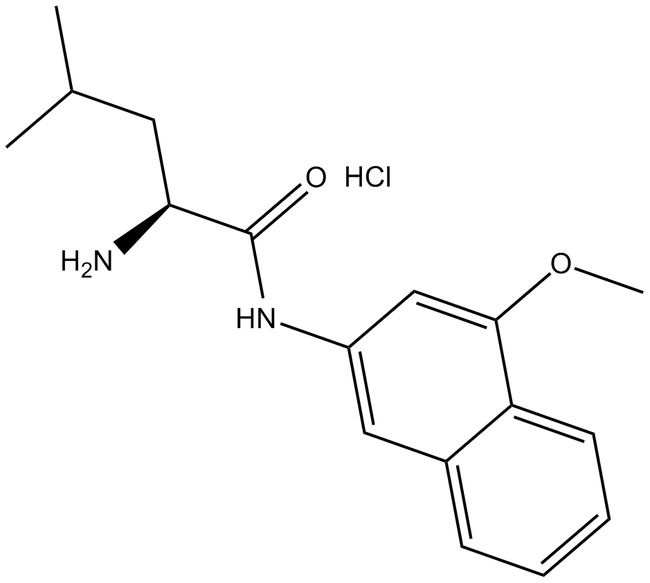 L-Leucine 4-methoxy-β-naphthylamide(hydrochloride)图片