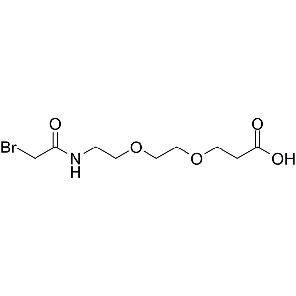 Bromoacetamido-PEG2-C2-acid图片