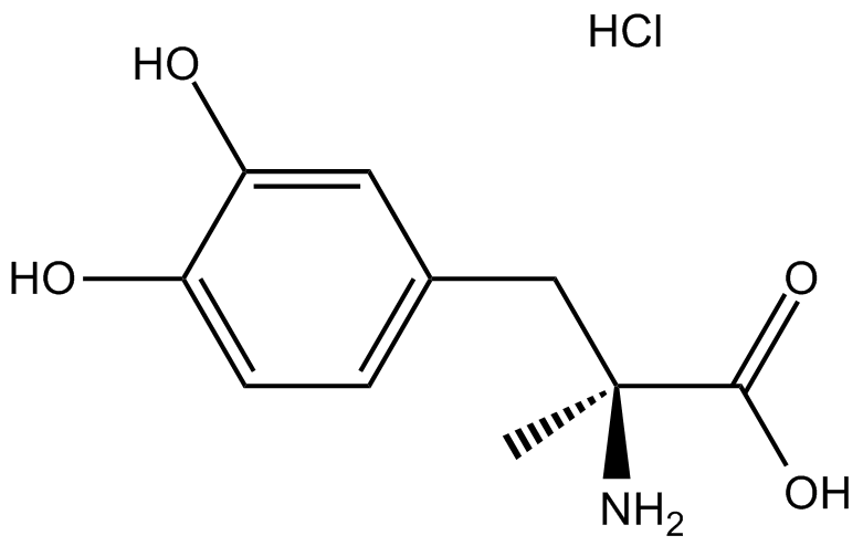 L-(-)-&alpha-Methyldopa hydrochloride图片