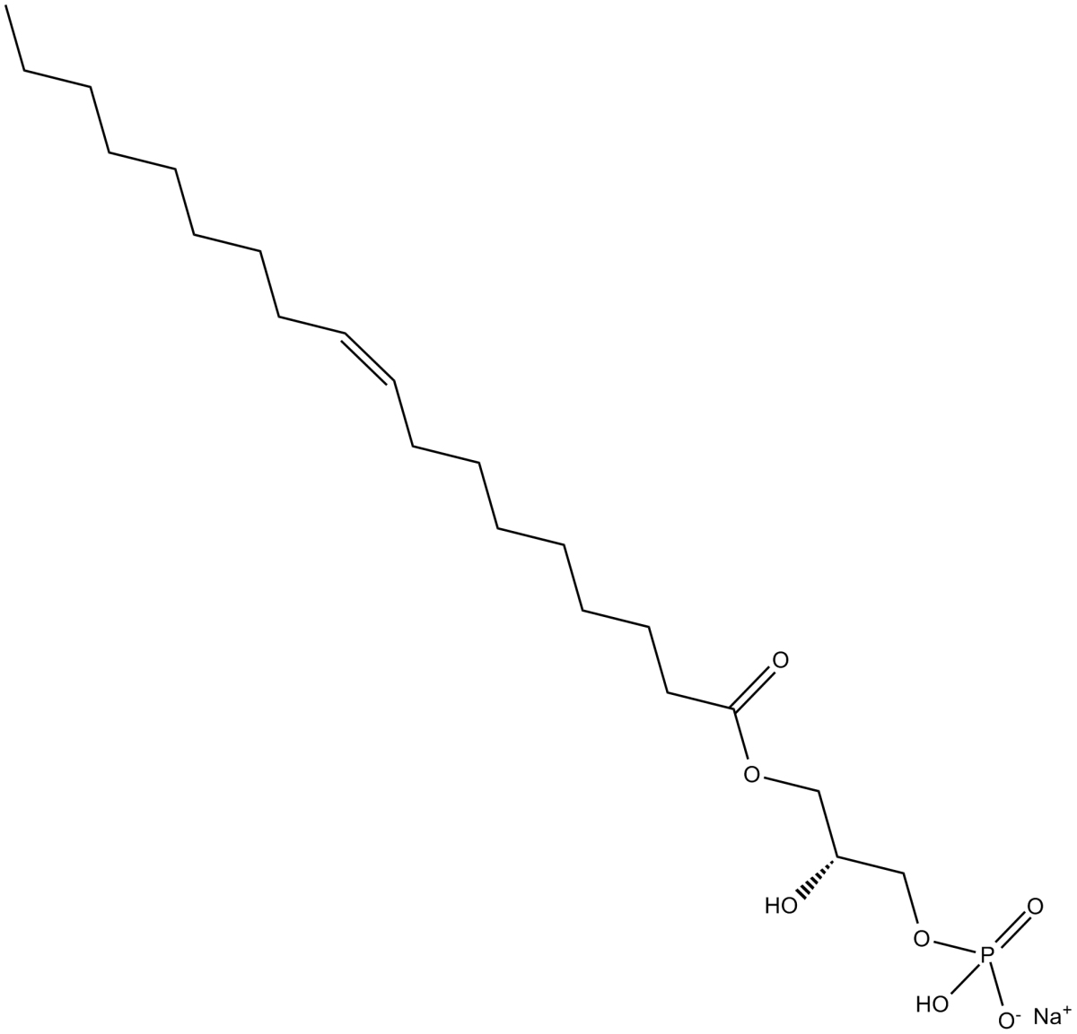 1-oleoyl-2-hydroxy-sn-glycero-3-phosphate(sodium salt)图片